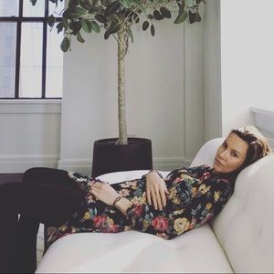 Bold Print Baby Doll Maxi